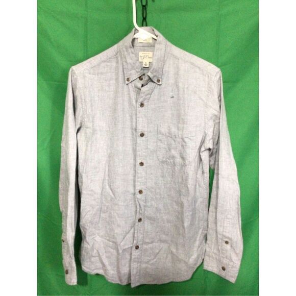 J. Crew Brushed Twill Shirt Size Small Light Gray - Picture 10 of 15